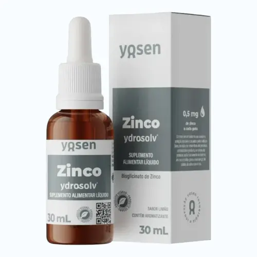 ZINCO YDROSOLV TOSEN 0,5MG 30ML SABOR LIMAO