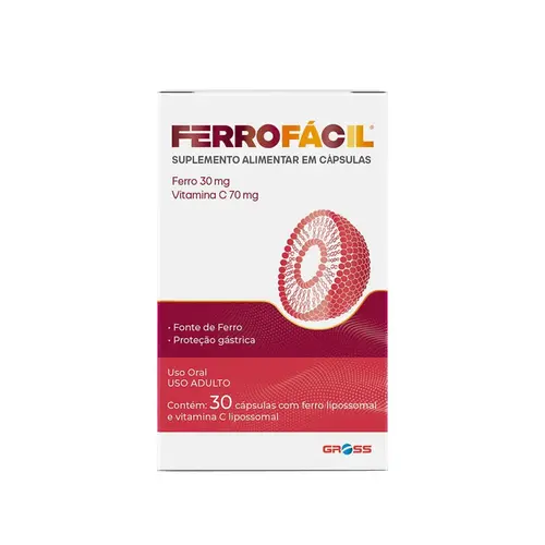 FERRO FACIL 30 CAPSULAS