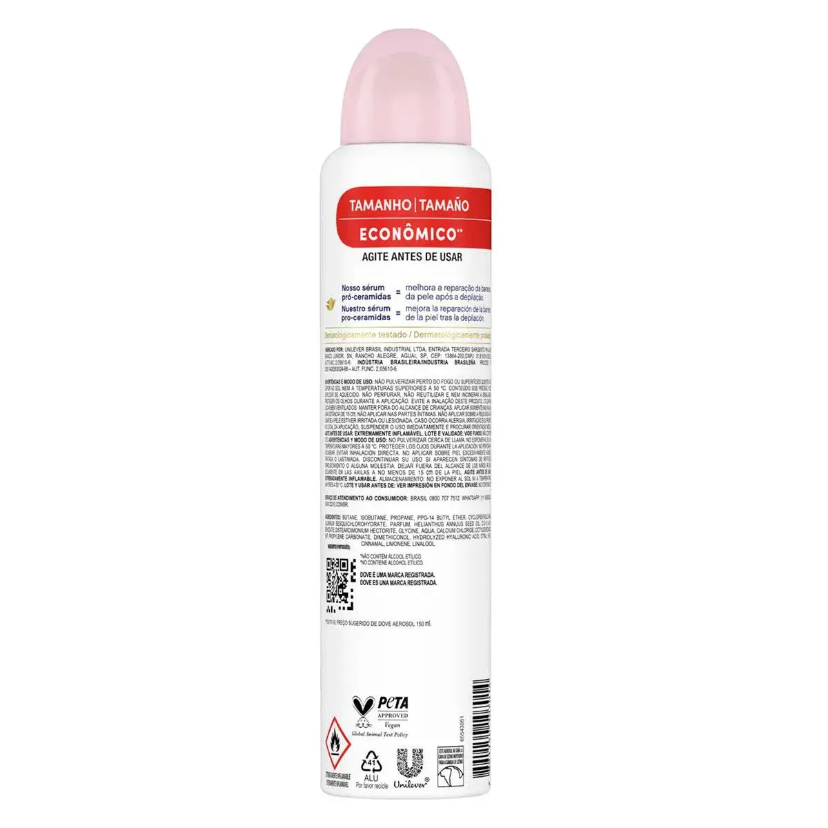 DESODORANTE DOVE BEAUTY CARE MAGNOLIA E JASMIM FEMININO AEROSOL 250ML