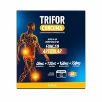 TRIFOR CURCUMA 60 COMPRIMIDOS COLAGENO TIPO II + CURCUMA + ACIDO HIALURONICO + GLUCOSAMINA