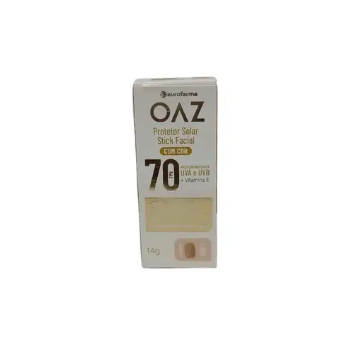 PROTETOR SOLAR FACIAL OAZ STICK COR 1 FPS70 14GR