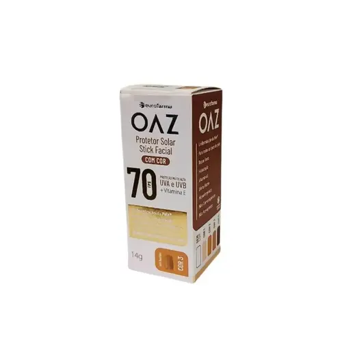 PROTETOR SOLAR FACIAL OAZ STICK COR 3 FPS70 14GR