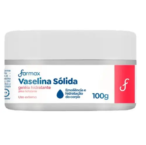 GELEIA DE VASELINA FARMAX VASEMAX 100GR