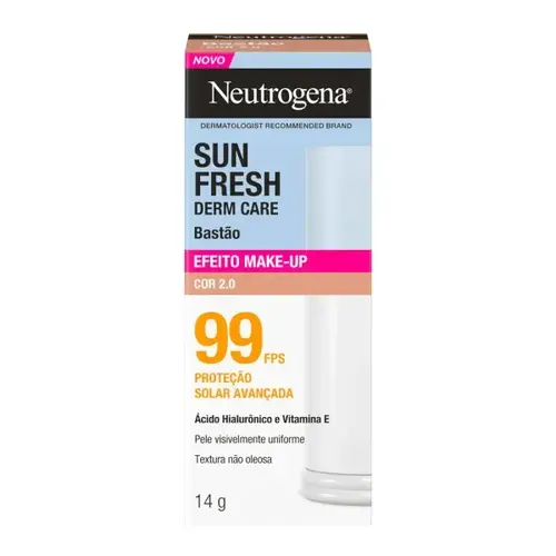 PROTETOR SOLAR NEUTROGENA SUN FRESH DERM CARE STICK COR 2.0 FPS99 14GR