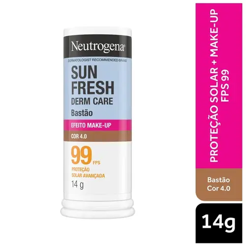 PROTETOR SOLAR NEUTROGENA SUN FRESH DERM CARE STICK COR 4.0 FPS99 14GR