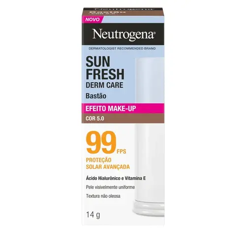 PROTETOR SOLAR NEUTROGENA SUN FRESH DERM CARE STICK COR 5.0 FPS99 14GR