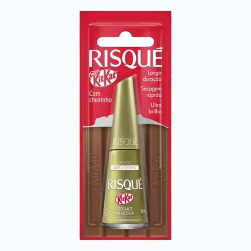 ESMALTE RISQUE KIT KAT CROCANTE NA MEDIDA 8ML
