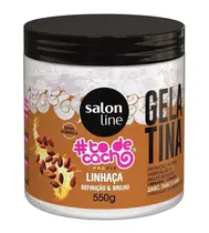 GELATINA SALON LINE TO DE CACHO LINHACA DEFINICAO E BRILHO 550GR
