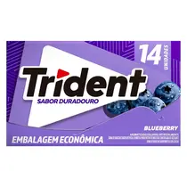 CHICLETE TRIDENT BLUEBERRY 14 UNIDADES