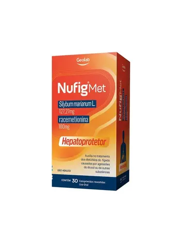 NUFIG MET 127,27MG+100MG 30 COMPRIMIDOS SILYBUM MARIANUM + RACEMETIONINA
