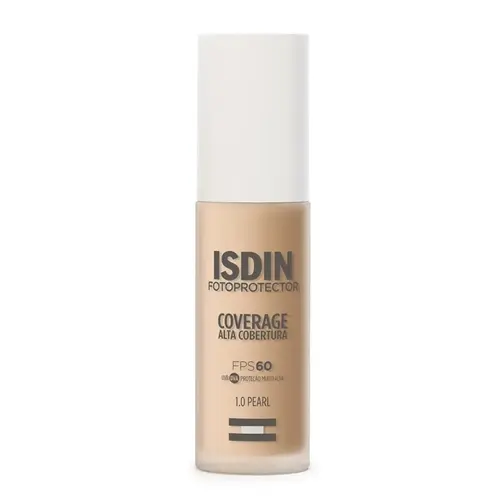 PROTETOR SOLAR FACIAL ISDIN COVERAGE ALTA COBERTURA 1.0 PEARL FPS60 30GR