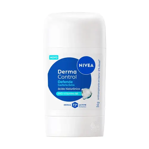 DESODORANTE NIVEA DERMA CONTROL DEFENDE FEMININO BARRA 54GR