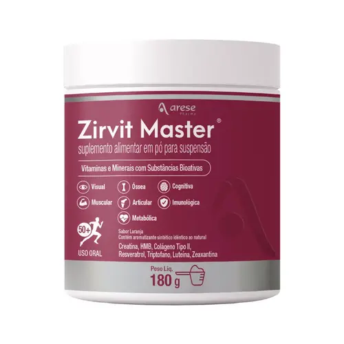 ZIRVIT MASTER 180GR VITAMINAS E MINERAIS