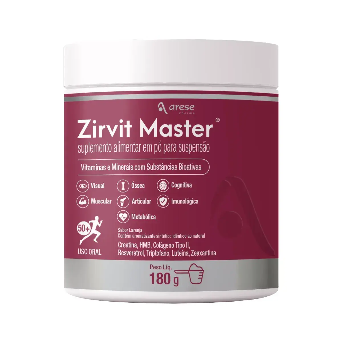 ZIRVIT MASTER 180GR VITAMINAS E MINERAIS