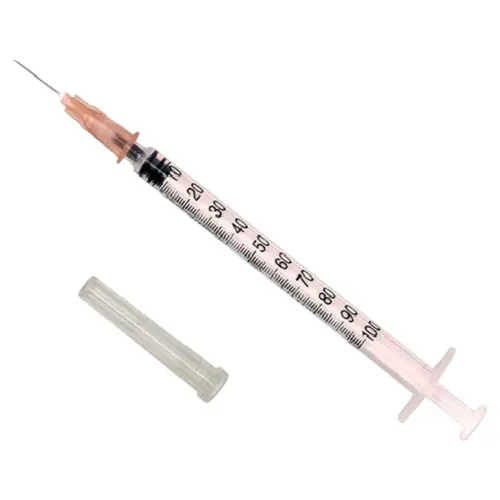 SERINGA PARA INSULINA MEDIX 1ML COM AGULHA 13X0,45MM