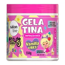 GELATINA SALON LINE TO DE CACHO KIDS VANILLA VIBES 550GR