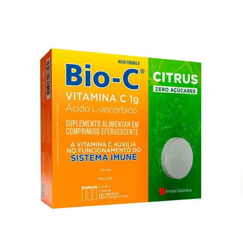 BIO-C 1GR 30 COMPRIMIDOS EFERVESCENTES SABOR CITRUS ACIDO ASCORBICO