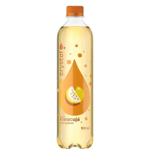 BEBIDA AGUA CRYSTAL SABORIZADA SABOR MARACUJA 510ML