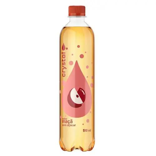 BEBIDA AGUA CRYSTAL SABORIZADA SABOR MACA 510ML