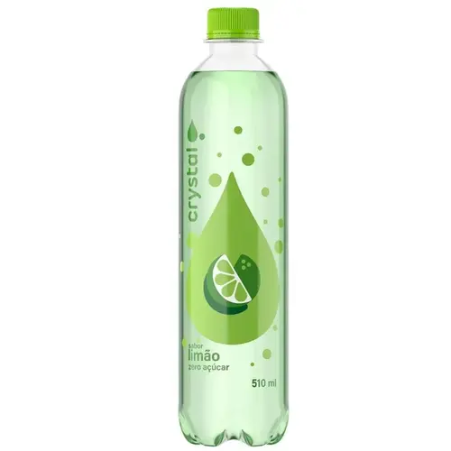 BEBIDA AGUA CRYSTAL SABORIZADA SABOR LIMAO 510ML