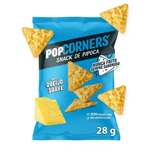 SALGADINHO POPCORNERS WHITE CHEDDAR 28GR