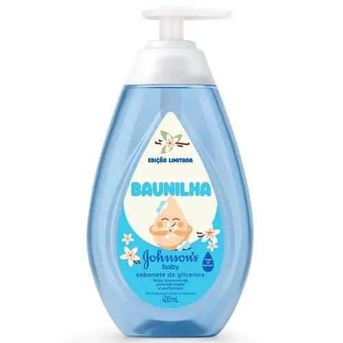 SABONETE LIQUIDO JOHNSON S BABY BAUNILHA 400ML