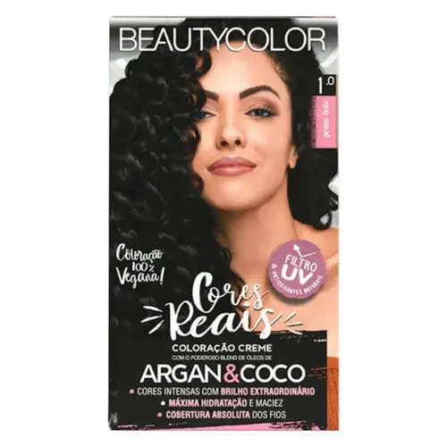 TINTURA BEAUTY COLOR 1.0 PRETO ONIX
