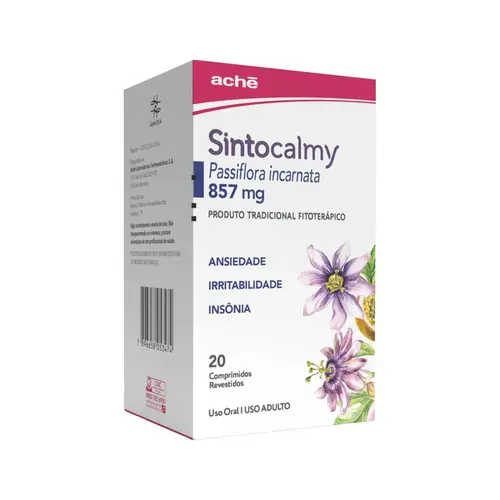 SINTOCALMY 875MG 20 COMPRIMIDOS PASSIFLORA INCARNATA